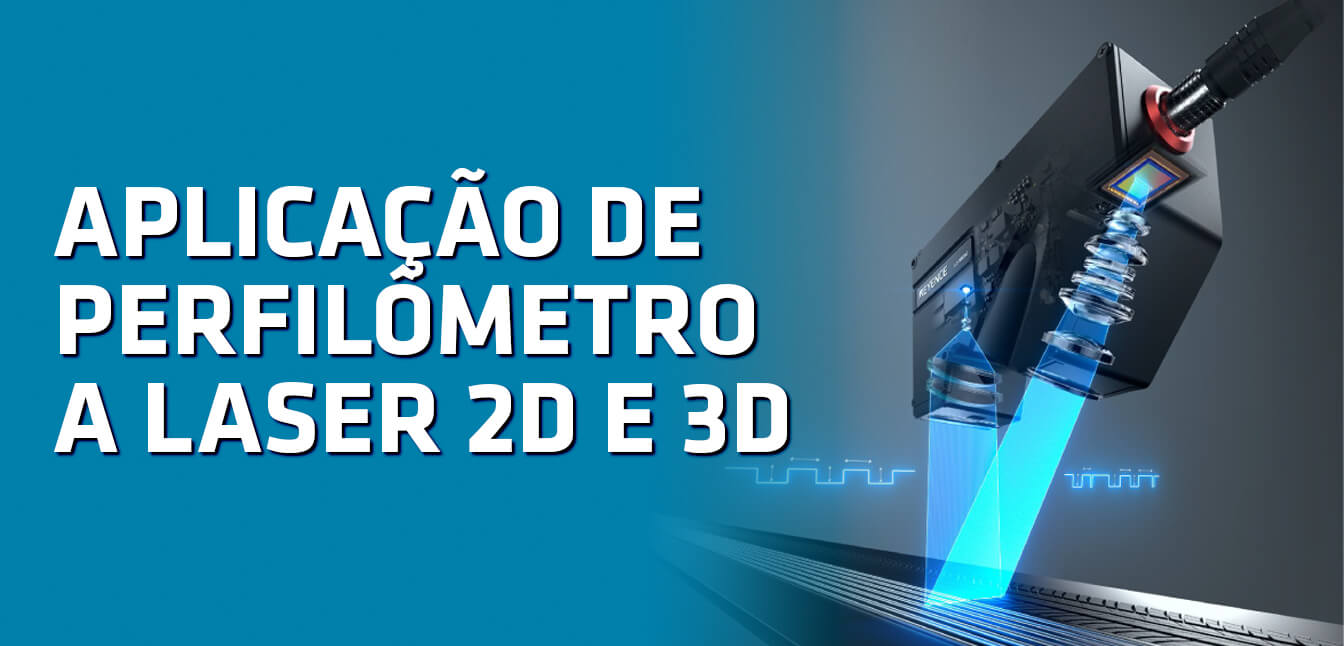 Aplicação de Perfilômetro a Laser 2D e 3D